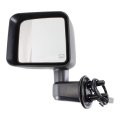 Door Mirror For Jeep Wrangler 2011 2012 2013 Driver Side Power Heated Manual Folding Textured 5182175ab Ch1320319 