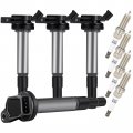Aintier Ignition Coil Coils Iridium Spark Plugs Uf596 For Toyota Lexus Scion Prius V Plug-in Corolla Matrix Ct200h Xd Im 2009