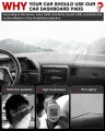 Dashboard Cover Mat For 1987 1988 1989 1990 1991 Ford F150 F250 F350 Bronco Uv Rays Protector And Glare Reducer Dash