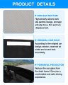 Autorder Dashboard Cover Mat For 1987 1988 1989 1990 1991 Ford F150 F250 F350 Bronco Accessories Dash Glare Uv Rays Protector
