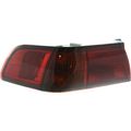 Camry Tail Lamp Lh Assembly For 1999 Toyota Halogen Red Glass Lens Left Side Body Mounted 12 Volts Model 11-3242-01 