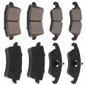 Aintier Automotive Replacement Brake Pads Front Rear Fit For Audi A4 2009-2016 For Quattro A5 2010-2016 2008-2009 2011-2017