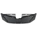 Munirater Black Front Upper Grille Grill Honeycomb Replacement For 2011-2017 Sienna
