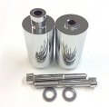 Xkh Replacement Of Motorcycle Frame Slider Crash Protector For 2002 2003 Yzf R1r1 Yzf Chromed By
