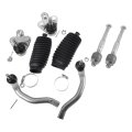 8pcs Front Suspension Kit Inner Outer Tie Rod End Lower Ball Joint With Boot For Honda Civic 2006-2011 1 8l No Ev800246 