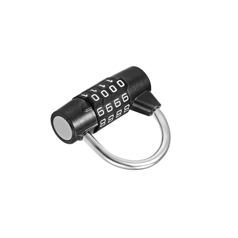 4-digit Combination Padlock 2-inch Resettable Lock For Gate Locker Black 2pcs