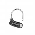 4-digit Combination Padlock 2-inch Resettable Lock For Gate Locker Black 2pcs