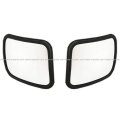2 Pieces Door Mirror Wide Angle Convex Black Driver Passenger Side Fit 1998-2004 Hino Fe2620 1999-2004 Fb1817 Fd2220 1998-2003