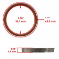 Caltric 1418146e10 1418146e00 1477142f10 Muffler Gasket Set Compatible With Suzuki 2008-2023