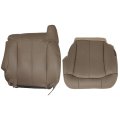 Tan 522 Front Driver Side Bottom And Top Replacement Seat Covers Microfiber Leather For Chevy Silverado Avalanche Gmc Sierra 