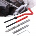 25pcs M7 Thread Repair Kit Helicoil Helicoilmetal Insert Set With Transparent Plastic Box For Processing Common Steel Materials