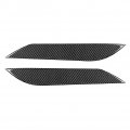 Kimiss Pair Of Carbon Fiber Headlight Eyebrow Eyelid Trim Fits For 350z 2003-2009