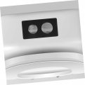 Doitool Toilet Tank Button Water Parts Flushing Dual Pushs Button Flush Valve Replacement Kit Component Rectangle Abs