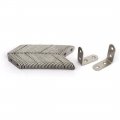 40mmx16mmx40mm L Shape Right Angle Stainless Steel Corner Bracket Brace 40pcs 