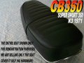 New Replacement Seat Cover Fits Cb350 K3 1971 Honda Cb 350 Super Sport 150
