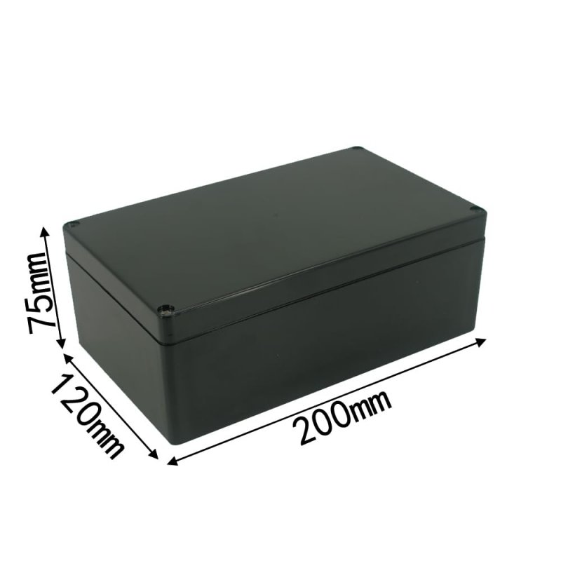 Ip65 Waterproof Abs Project Box Plastic Electrical Junction For Electronics Diy Weatherproof Outdoor Enclosure 7 87 In X 4 72 2