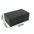 Ip65 Waterproof Abs Project Box Plastic Electrical Junction For Electronics Diy Weatherproof Outdoor Enclosure 7 87 In X 4 72 2