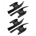 Acropix Car Exterior Door Handle Bowl Cover Decor Trim Protector Outer Decoration Fit For Toyota Camry Pack Of 4 Carbon Fiber 