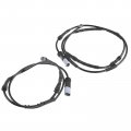 A-premium Disc Brake Pad Wear Sensors Compatible With Bmw X3 2011-2017 X4 2015-2018 Front And Rear Driver Passenger Side 2-pc