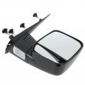 Ocpty Black Passenger Side View Mirror Smooth With Manual Adjustment Fold Non-heated Puddle Light Compatible For 2003-2005 Ford