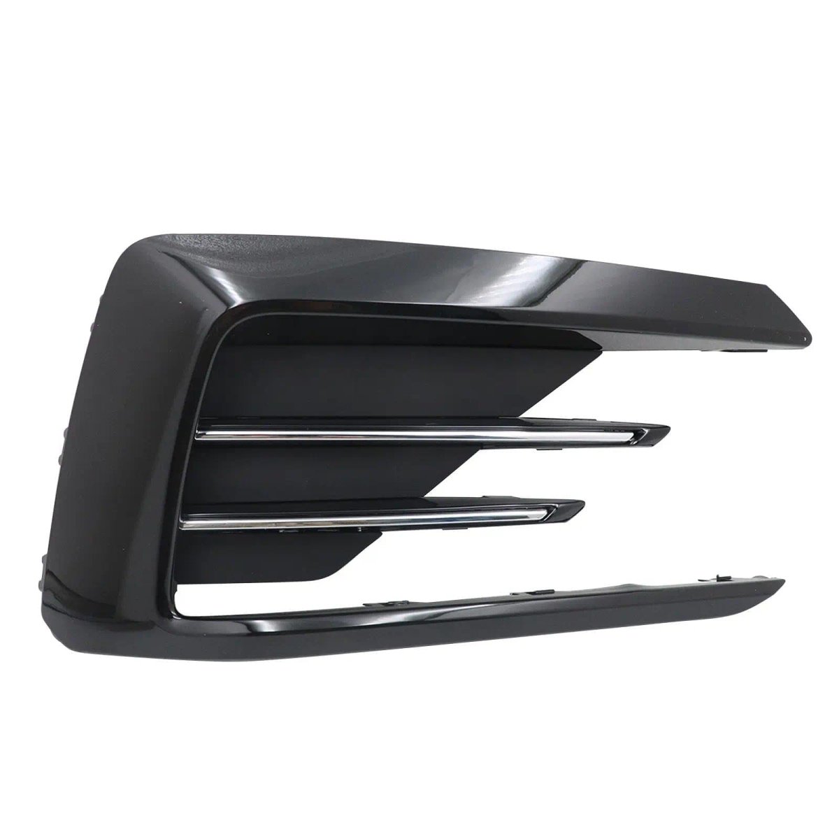 Front Right Side Grille For Volkswagen Passat R-line 2016 2017 2018 2019 Black Metal Replacement Part Qcgs