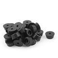 32pcs Rubber Feet Bumpers Furniture Table Amplifier Speaker Cabinet Leg Pads D25x20xh12mm 