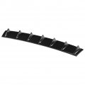 Qiilu Rear Bumper Spoiler Universal Car Chassis Shark Fin Wing Lip Diffuser L
