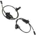 Abs Wheel Speed Sensor Right Rear Fit For 2002 Mercedes-benz Cl200 Cl230 Als374 2pcs