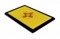 New Mexico State Flag Black Metal Car Emblem