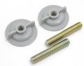Plumbusa Faucet Mounting Kit For Delta Peerless Glacier Bay Faucets 3 8-inch Threaded 2 1 4-inch Length Screw And Fasten Nut 