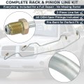 Rack And Pinion Transfer Line Hard Hydraulic Lines For Dodge Dakota 2005-2010 Mitsubishi Raider 2006-2009