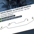 Rack And Pinion Transfer Line Hard Hydraulic Lines For Dodge Dakota 2005-2010 Mitsubishi Raider 2006-2009