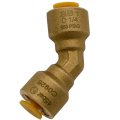 Supplying Demand Sb1 1 4 Inch 45 Degree Elbow Quick Connect Hvac Brass Coupler Fitting