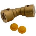 Supplying Demand Sb1 1 4 Inch 45 Degree Elbow Quick Connect Hvac Brass Coupler Fitting