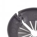 Uxcell Pipe Cover Decoration 15mm-40mm Pp Plastic Escutcheon Water Drain Line Black 12pcs