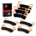 Front Rear Sintered Brake Pads Kit Compatible With Polaris Rzr 900 Eps 2015-2020 S 1000 2016-2022 2-seater