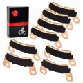 Front Rear Sintered Brake Pads Kit Compatible With Polaris Rzr 900 Eps 2015-2020 S 1000 2016-2022 2-seater