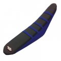 Motoseat Ribbed Traction Seat Cover Blue Black Blue For Husqvarna Tc 125 2014-2015 