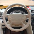 Loncky Genuine Leather Custom Steering Wheel Cover For Mercedes Benz E350 2006 4matic E500 2003-2006 2004-2006 Accessories