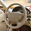 Loncky Genuine Leather Custom Steering Wheel Cover For Mercedes Benz E350 2006 4matic E500 2003-2006 2004-2006 Accessories