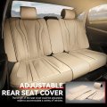 Touring Series Full Set Automotive Seat Interior Covers Universal For Most Car Suv Truck Airbag Compatible Beige Leather