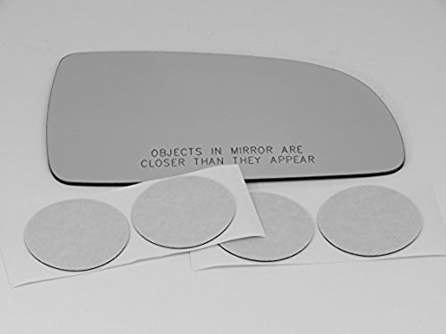 Passenger Convex Mirror Glass Lens For 07-09 Suzuki Xl-7 Right Side With Adhesive No Rear Mount 4 5 8 In X 7 1 2