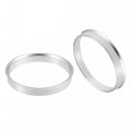 X Autohaux 2pcs Od 68mm To Id 64 1mm Aluminium Alloy Car Hub Centric Rings Wheel Bore Center Spacer