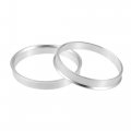 X Autohaux 2pcs Od 68mm To Id 64 1mm Aluminium Alloy Car Hub Centric Rings Wheel Bore Center Spacer