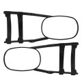 1 Pair Mirror Extenders For Towing Clip On Mirrors 360 Degree Adjustable Trailer Rearview Cars Trucks Rvs 