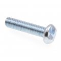 Prime-line Machine Screws One-way Round Head 8-32 X 3 4 In Zinc Plated 100 Pack 