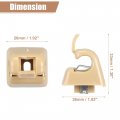 Uxcell Sun Visor Support Clip Retainer For Mercedes-benz W201 190 Class 1982-1993 No A12681000128412 Holder Bracket Hanger