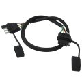 4 Pin Flat Trailer Wiring Harness Plug Connector 16 Awg Wire Suitable For Boat Truck Led Lights Tailgate Light Bars 