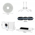 Replacement Parts For Ecovacs Deebot T20 Omni Pro Max Pro Plus Vacuum Cleaner Accessories 1 Main Brush 4 Side Brushes Mop Cloth