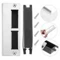 1 Set Deadbolt Cover Plate Door Reinforcement Installation Kit Strike Fillerrs Strike Kick Plate Lock Body Screw Metal
